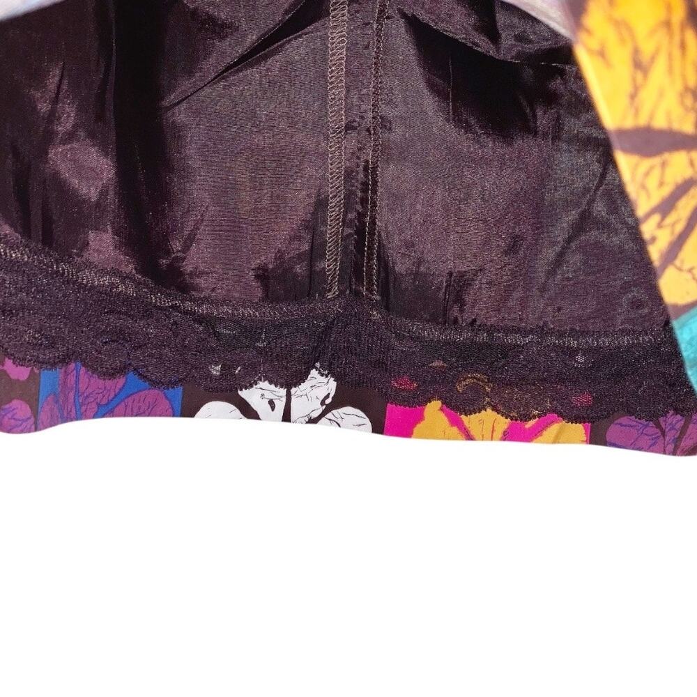 Trina Turk Mini Skirt Retro Floral Boho Patchwork Flower Power, Size 8 - Picture 7 of 7